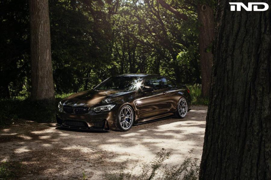  BMW M4 Coupe Pyrite Brown by IND 2015 года  (фото 5 из 14)